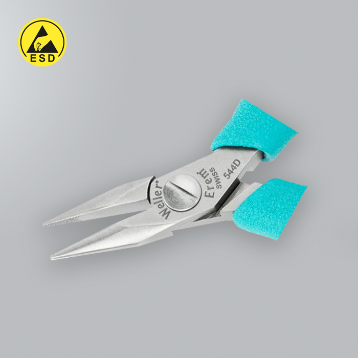 Erem 544D Snipe Nose Pliers Serrated ESD (E-544D) Erem 544D Snipe Nose Pliers Serrated ESD (E-544D)